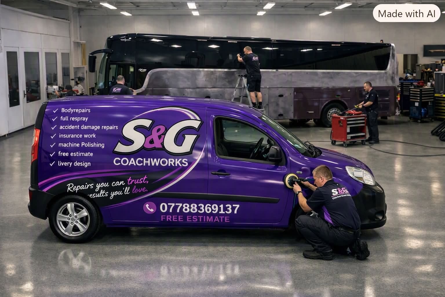 Chesters Travel Coach Refinishing
